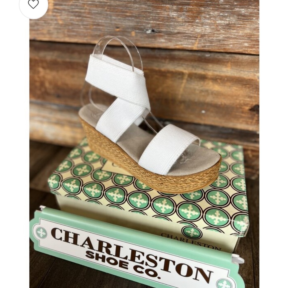 Charleston Shoe Co. Bermuda White Linen US:8